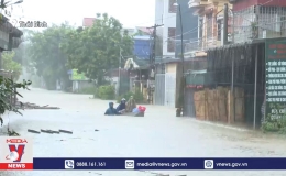 Th&aacute;i B&igrave;nh khẩn trương di d&acirc;n tr&aacute;nh lũ