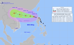 Tin b&atilde;o tr&ecirc;n biển Đ&ocirc;ng (Cơn b&atilde;o số 3)