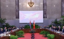 Tổng B&iacute; thư, Chủ tịch nước T&ocirc; L&acirc;m hội đ&agrave;m với B&iacute; thư thứ nhất, Chủ tịch nước Cuba