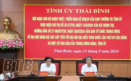Triển khai kế hoạch của Ban Thường vụ Tỉnh ủy về đại hội đảng bộ c&aacute;c cấp tiến tới Đại hội đại biểu to&agrave;n quốc lần thứ XIV của Đảng