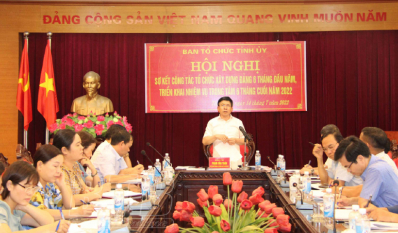 147 chi bộ đăng k&yacute; x&acirc;y dựng m&ocirc; h&igrave;nh chi bộ kiểu mẫu năm 2022