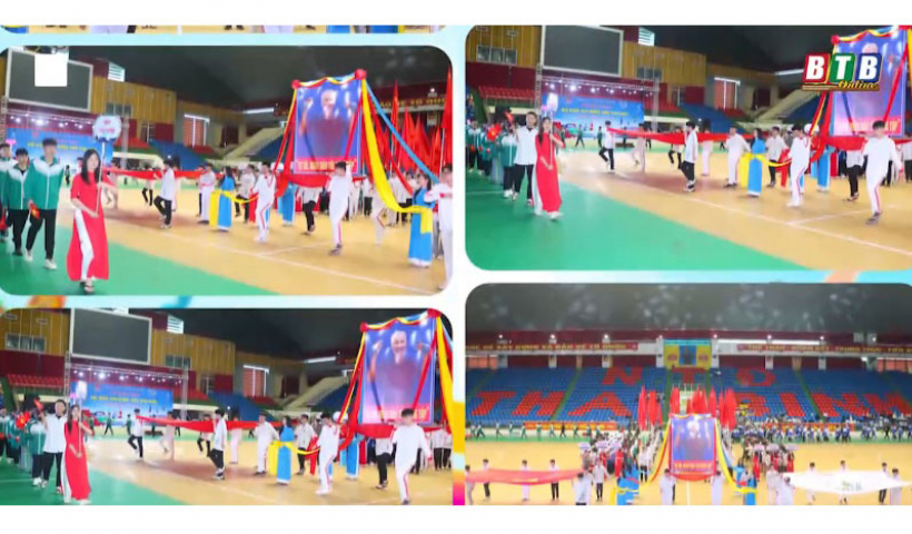 19h00 tối nay (15/3): B&aacute;o Th&aacute;i B&igrave;nh sẽ truyền h&igrave;nh trực tiếp lễ khai mạc Hội khỏe Ph&ugrave; Đổng tỉnh Th&aacute;i B&igrave;nh lần thứ XI