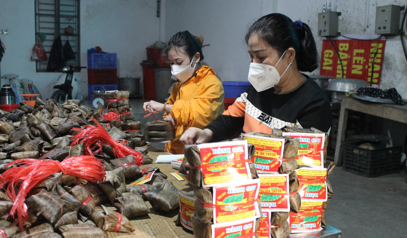 B&aacute;nh gai T&acirc;n H&ograve;a v&agrave;o vụ tết