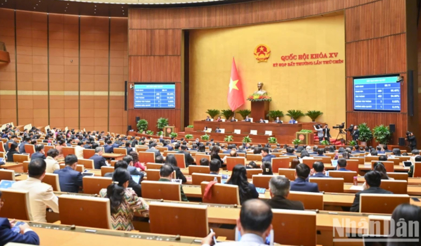 Bế mạc kỳ họp bất thường lần thứ ch&iacute;n, Quốc hội kh&oacute;a XV