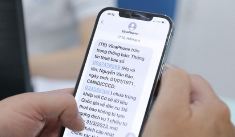 Đến ng&agrave;y 15/5/2023: Những thu&ecirc; bao chưa chuẩn h&oacute;a lại th&ocirc;ng tin sẽ bị thu hồi 