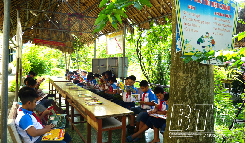 Điểm s&aacute;ng trong ph&aacute;t triển văn h&oacute;a đọc tại trường học