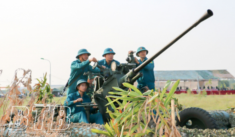 Diễn tập khu vực ph&ograve;ng thủ huyện Th&aacute;i Thụy được tổ chức từ ng&agrave;y 22 &ndash; 23/7/2021