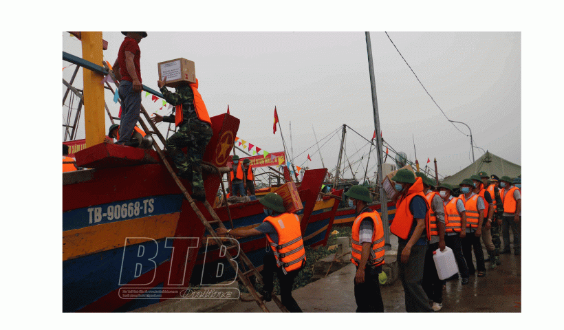 Diễn tập khu vực ph&ograve;ng thủ huyện Th&aacute;i Thụy năm 2021