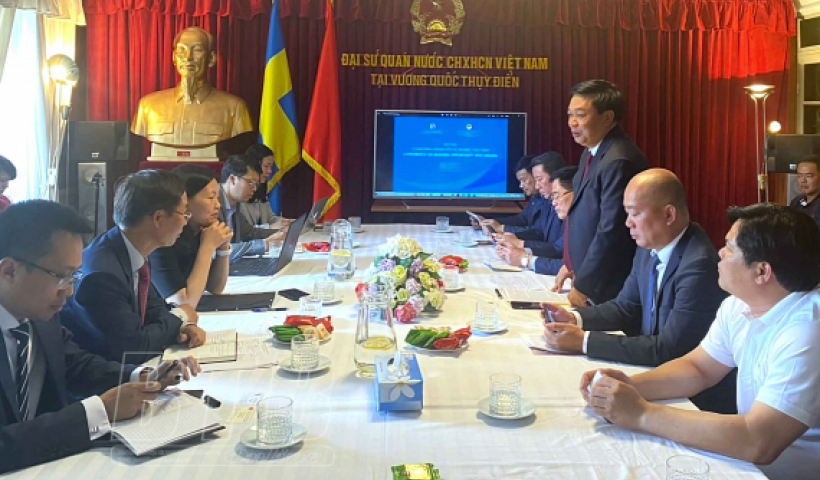 Doanh nghiệp Th&aacute;i B&igrave;nh nhiều cơ hội đưa h&agrave;ng h&oacute;a v&agrave;o Thụy Điển 