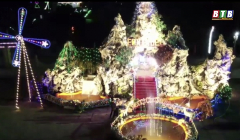 Đồng b&agrave;o C&ocirc;ng gi&aacute;o Tiền Hải&nbsp;n&aacute;o nức chuẩn bị đ&oacute;n lễ Gi&aacute;ng sinh