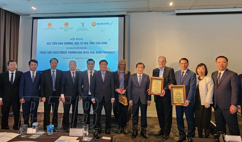Gần 80 tổ chức, doanh nghiệp New Zealand tham gia hội nghị x&uacute;c tiến giao thương, đầu tư v&agrave;o tỉnh Th&aacute;i B&igrave;nh
