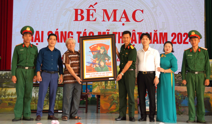 Họa sĩ Th&aacute;i B&igrave;nh với những ng&agrave;y nắng gi&oacute; thao trường