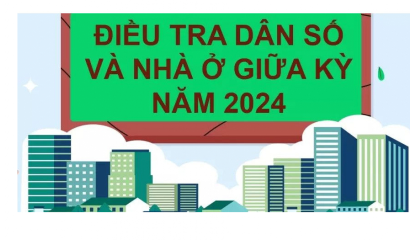 H&ocirc;m nay bắt đầu tổ chức điều tra d&acirc;n số v&agrave; nh&agrave; ở giữa kỳ năm 2024