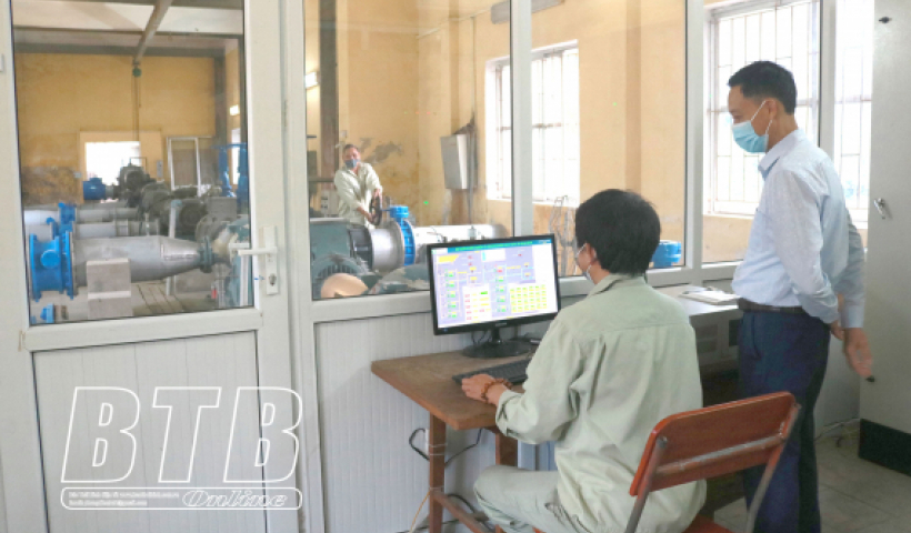 Khắc phục kh&oacute; khăn bảo đảm cấp nước ổn định m&ugrave;a nắng n&oacute;ng