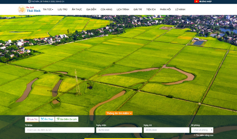 Khai trương Cổng th&ocirc;ng tin v&agrave; ứng dụng du lịch th&ocirc;ng minh tỉnh Th&aacute;i B&igrave;nh