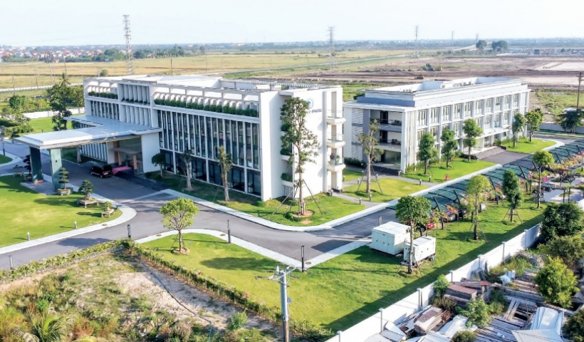 Khởi c&ocirc;ng dự &aacute;n nh&agrave; m&aacute;y c&ocirc;ng nghệ cao với tổng vốn đầu tư gần 1.100 tỷ đồng tại khu c&ocirc;ng nghiệp Li&ecirc;n H&agrave; Th&aacute;i (Th&aacute;i Thụy)