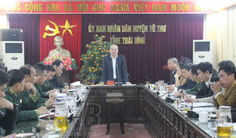 Kiểm tra c&ocirc;ng t&aacute;c tuyển chọn, gọi c&ocirc;ng d&acirc;n nhập ngũ năm 2023