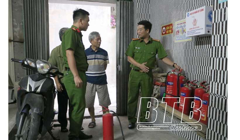 Kiểm tra việc bảo đảm an to&agrave;n ph&ograve;ng ch&aacute;y, chữa ch&aacute;y tại c&aacute;c cơ sở kinh doanh dịch vụ lưu tr&uacute; từ ng&agrave;y 14/9 &ndash; 14/10/2023 