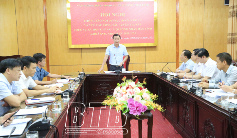 Kỳ họp thứ s&aacute;u, HĐND tỉnh kh&oacute;a XVII dự kiến diễn ra từ ng&agrave;y 10 - 12/7/2023