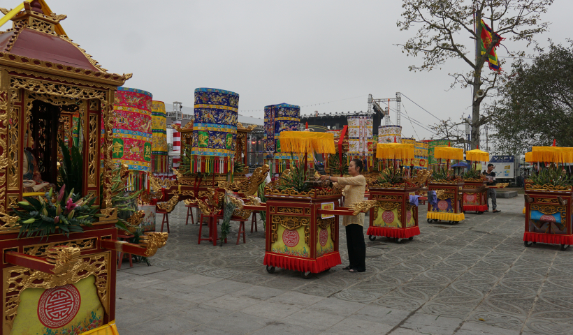 Khai mạc lễ hội đền Trần diễn ra từ 20 giờ 10 ph&uacute;t ng&agrave;y h&ocirc;m nay 3/2