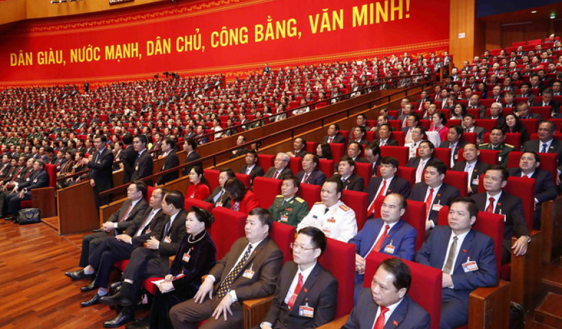 Ng&agrave;y l&agrave;m việc thứ ba của Đại hội XIII: Thảo luận Văn kiện đại hội