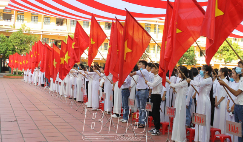 Ng&agrave;y mai Chủ Nhật m&ugrave;ng 5/9, c&aacute;c trường học của Th&aacute;i B&igrave;nh đồng loạt tổ chức khai giảng năm học mới 2021-2022