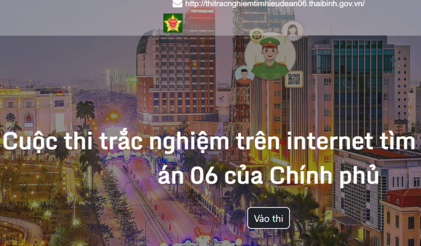 Ph&aacute;t động cuộc thi trắc nghiệm tr&ecirc;n internet t&igrave;m hiểu Đề &aacute;n 06
