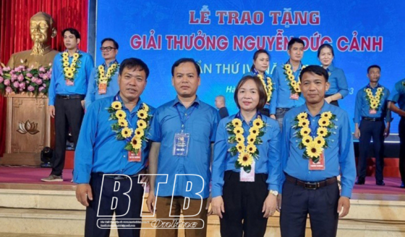 Th&aacute;i B&igrave;nh: 3 c&aacute; nh&acirc;n ti&ecirc;u biểu vinh dự nhận Giải thưởng Nguyễn Đức Cảnh lần thứ IV năm 2023
