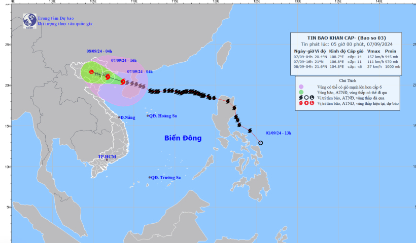 Th&aacute;i B&igrave;nh chủ động ứng ph&oacute; với b&atilde;o số 3