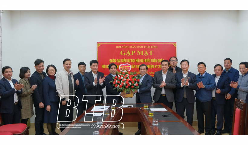 Th&aacute;i B&igrave;nh c&oacute; 20 đại biểu tham gia Đại hội đại biểu to&agrave;n quốc Hội N&ocirc;ng d&acirc;n lần thứ VIII, nhiệm kỳ 2023 &ndash; 2028