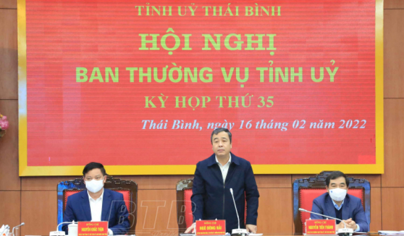 Th&aacute;o gỡ c&aacute;c điểm nghẽn một c&aacute;ch thực chất để tỉnh Th&aacute;i B&igrave;nh c&oacute; bước ph&aacute;t triển nhanh, bền vững trong năm 2022 v&agrave; những năm tiếp theo