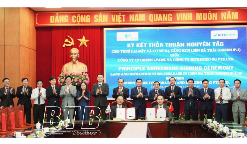 Th&ecirc;m dự &aacute;n hơn 100 triệu USD đầu tư v&agrave;o khu c&ocirc;ng nghiệp Li&ecirc;n H&agrave; Th&aacute;i