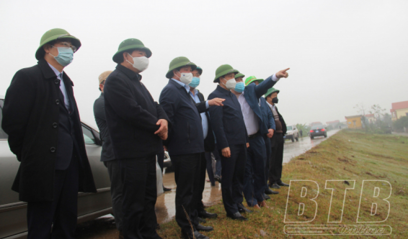 Thứ trưởng Bộ N&ocirc;ng nghiệp v&agrave; Ph&aacute;t triển n&ocirc;ng th&ocirc;n: Kiểm tra sản xuất n&ocirc;ng nghiệp tại Th&aacute;i B&igrave;nh 