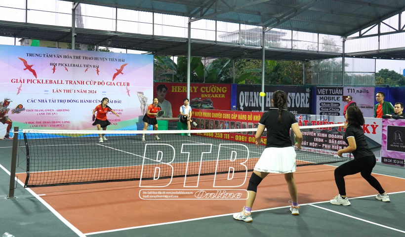 Tiền Hải: S&ocirc;i nổi phong tr&agrave;o tập luyện m&ocirc;n thể thao mới Pickleball