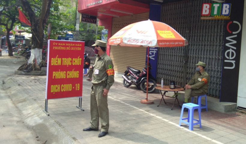 Tiếp tục thực hiện gi&atilde;n c&aacute;ch x&atilde; hội theo tinh thần Chỉ thị số 16/CT-TTg của Thủ tướng Ch&iacute;nh phủ