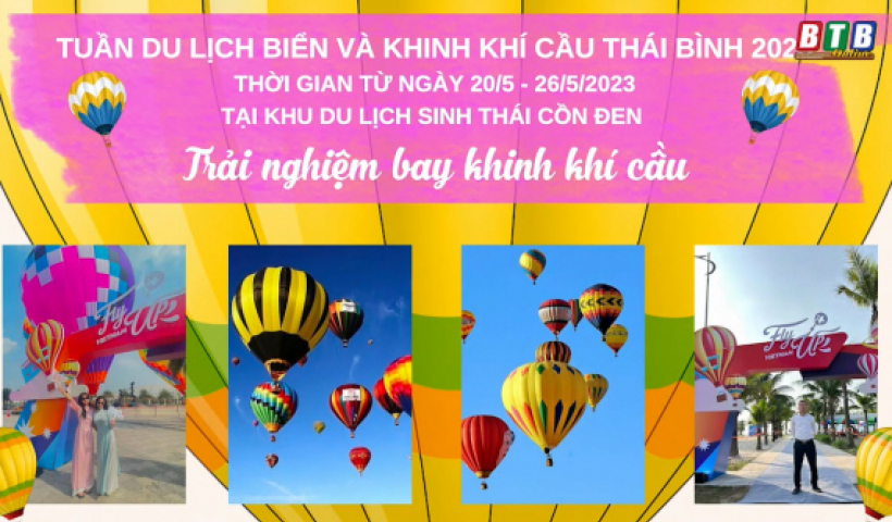Tuần du lịch h&egrave; biển v&agrave; khinh kh&iacute; cầu Th&aacute;i B&igrave;nh năm 2023 - điểm tựa cho du lịch cất c&aacute;nh