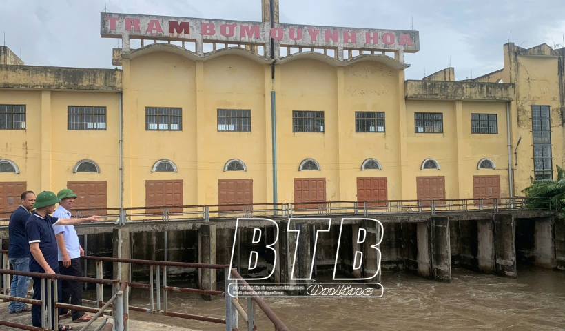 Vận h&agrave;nh 23/23 trạm bơm ti&ecirc;u qua đ&ecirc;