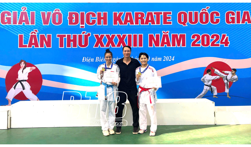 VĐV Th&aacute;i B&igrave;nh đạt th&agrave;nh t&iacute;ch cao tại giải v&ocirc; địch Karate quốc gia lần thứ 33 năm 2024