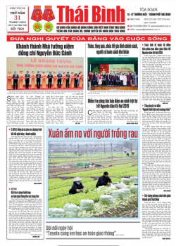 Số 7501 - Thứ 5 ng&agrave;y 31/01/2018