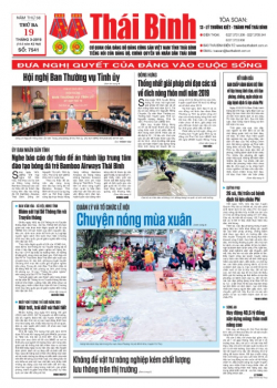 Số 7541 - Thứ 3 ng&agrave;y 19/3/2019