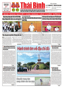 Số 7653- Thứ 7 ng&agrave;y 27/7/2019