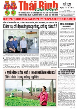 Số 498 - Chủ nhật ng&agrave;y 16/7/2017