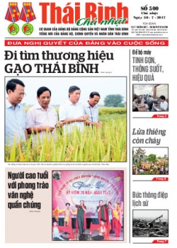 Số 500 - Chủ nhật ng&agrave;y 30/7/2017