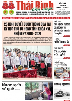 Số 501 - Chủ nhật ng&agrave;y 06/8/2017
