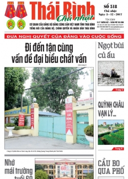 Số 518 - Chủ nhật ng&agrave;y 3/12/2017