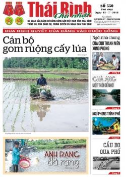 Số 550 - Chủ nhật ng&agrave;y 14 th&aacute;ng 7 năm 2018