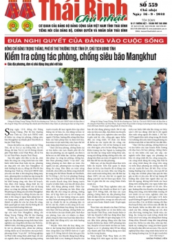 Số 559 - Chủ nhật ng&agrave;y 15 th&aacute;ng 9 năm 2018