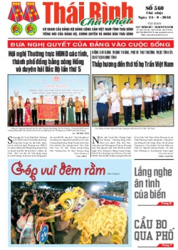 Số 560- Chủ nhật ng&agrave;y 23/9/2018