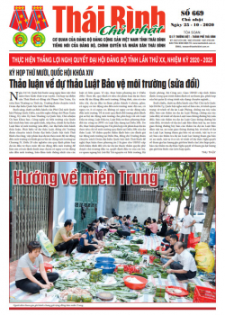 Số 669- Chủ nhật ng&agrave;y 25/10/2020