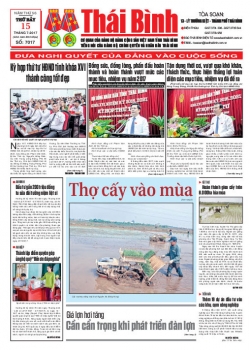 Số 7017- Thứ 7 ng&agrave;y 15/7/2017
